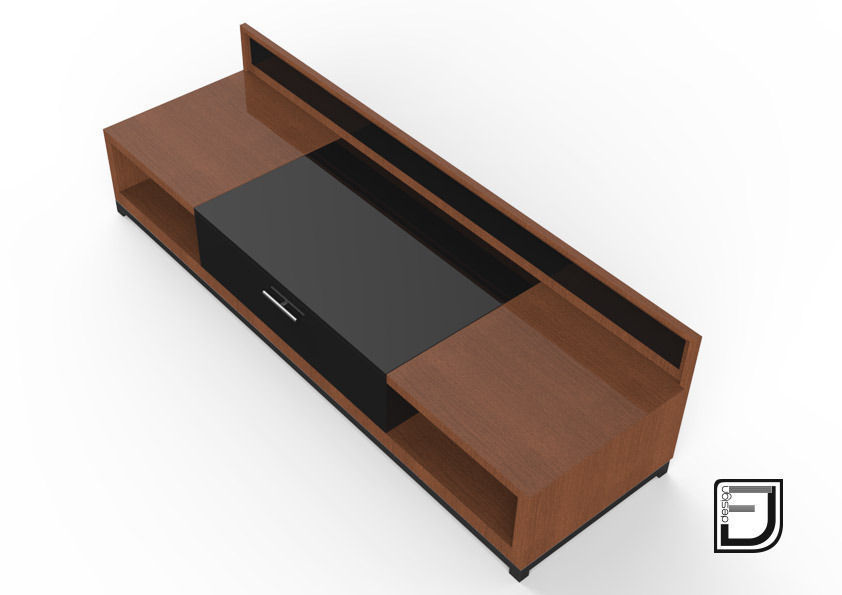 TV Stand 3D model_2