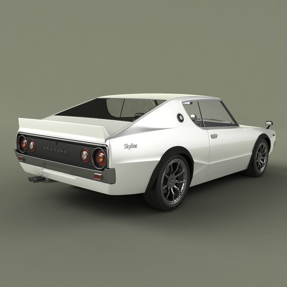 Nissan Skyline GT-R C110 3D model_5