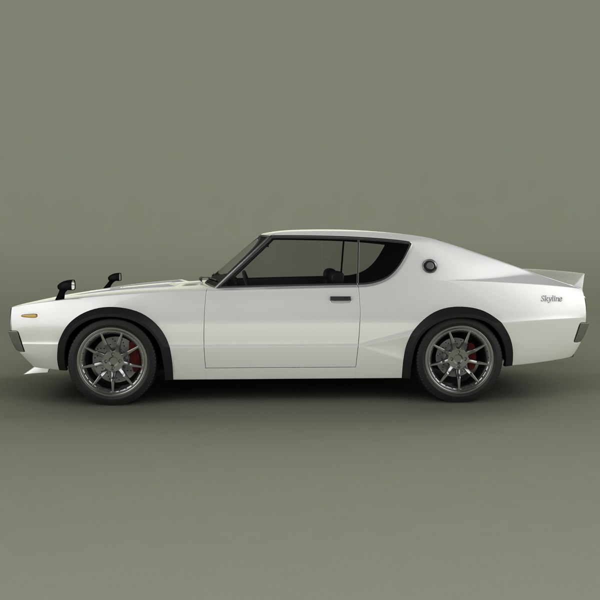 Nissan Skyline GT-R C110 3D model_3