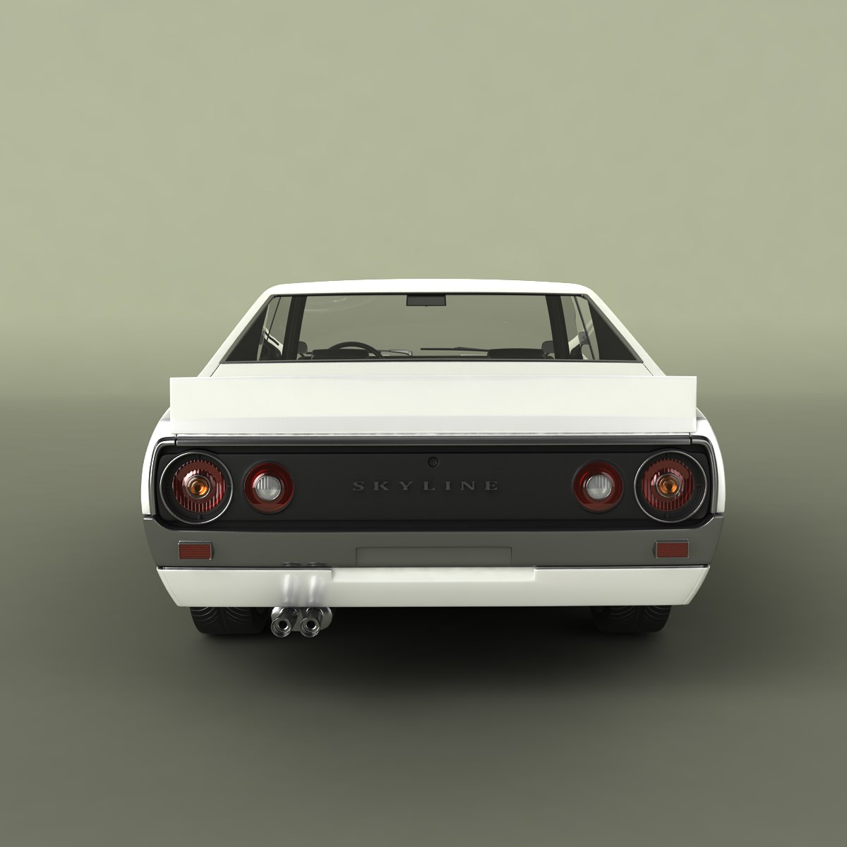 Nissan Skyline GT-R C110 3D model_8