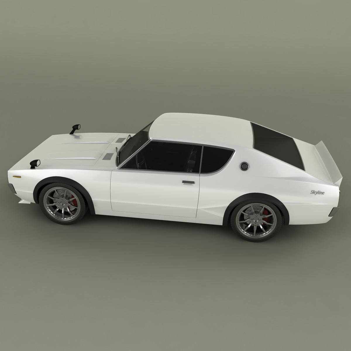 Nissan Skyline GT-R C110 3D model_4
