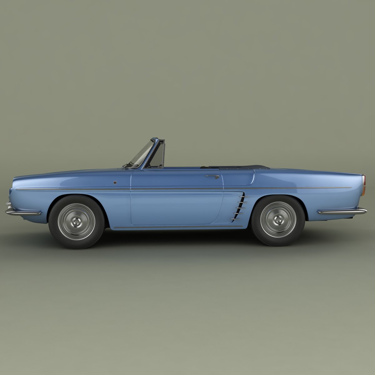 Renault Caravelle 1961 3D model_3