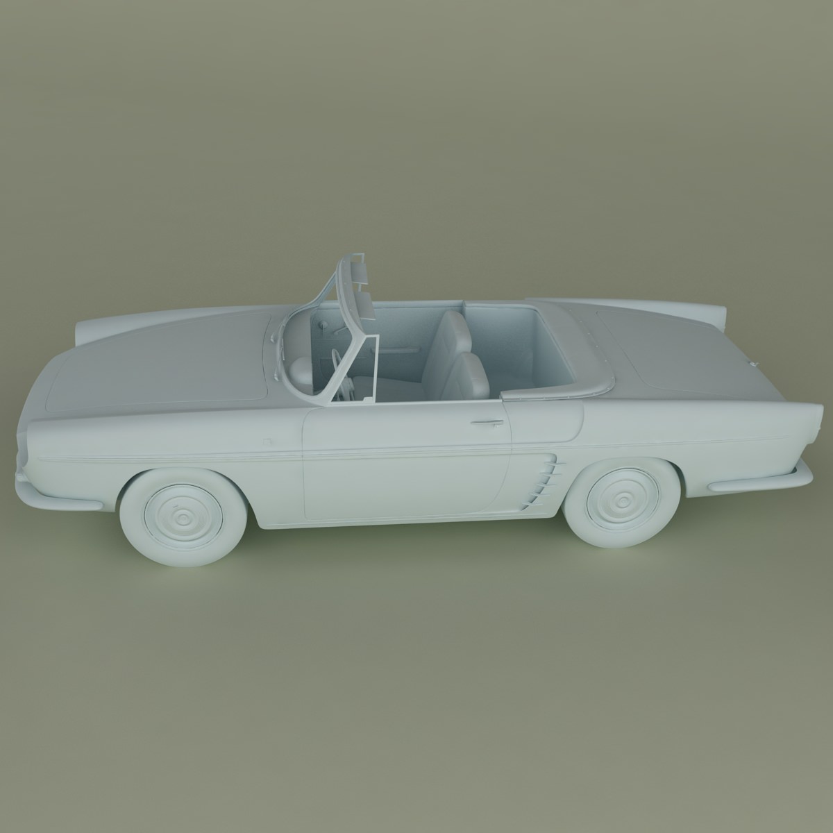 Renault Caravelle 1961 3D model_11