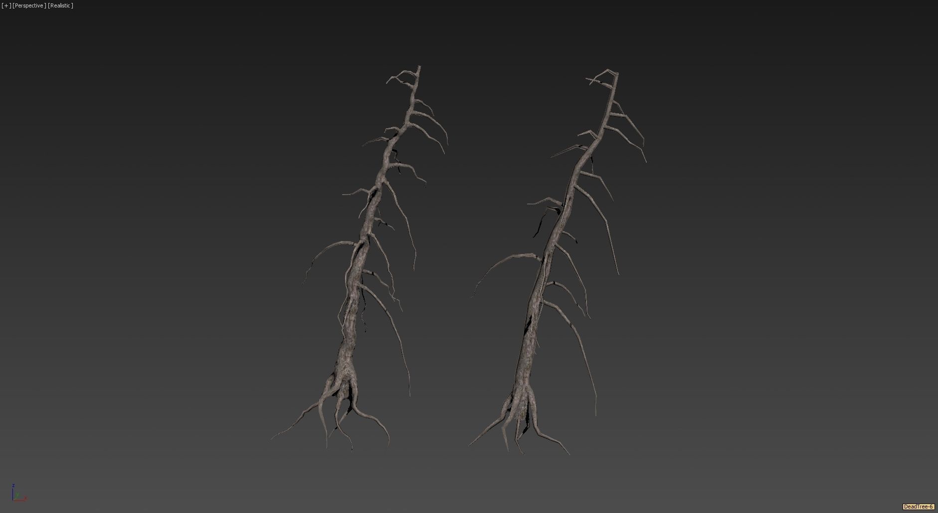 10 Old Tree Models For AAA And Mobile Games Low-poly 3D model_19