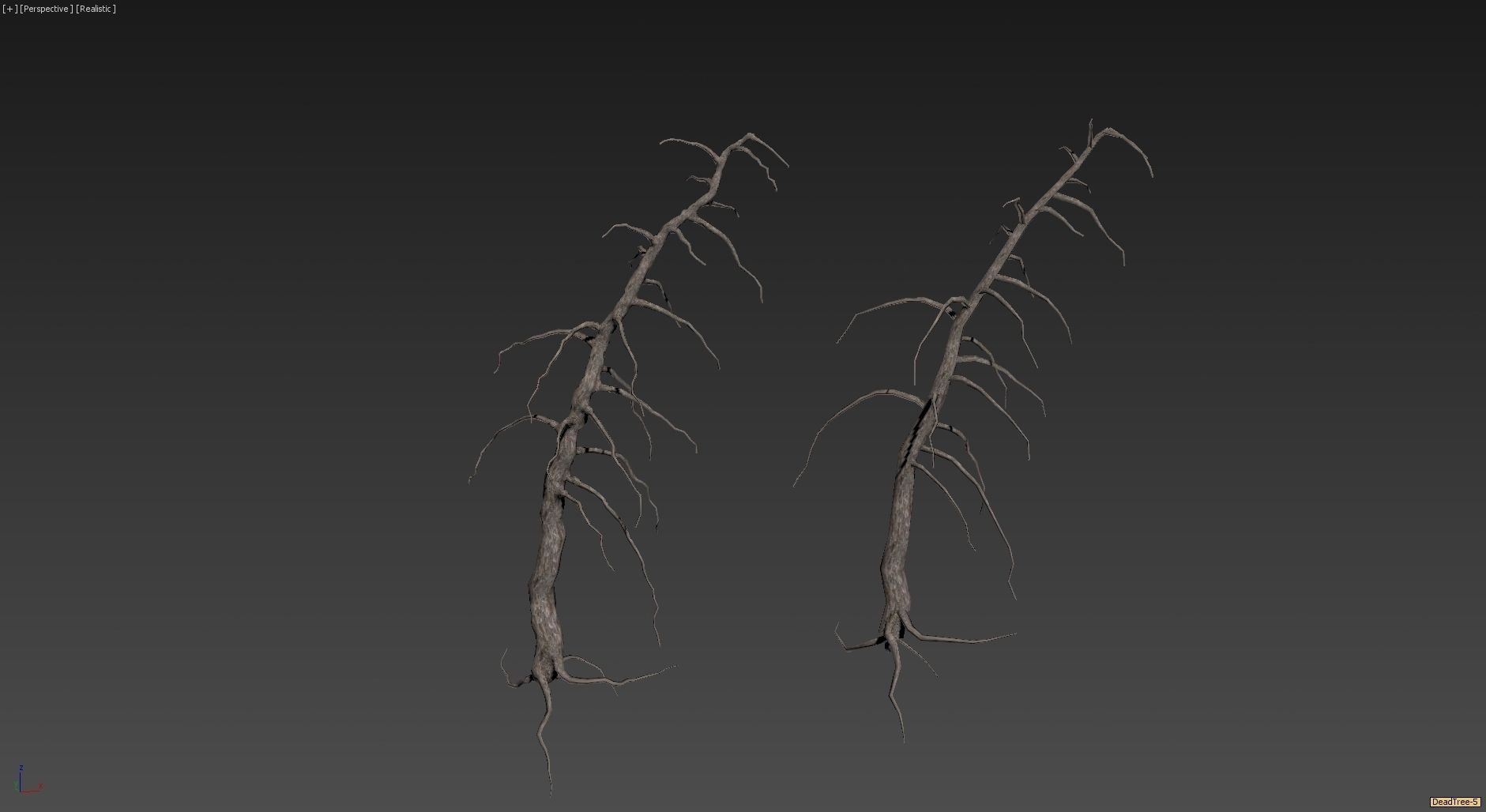 10 Old Tree Models For AAA And Mobile Games Low-poly 3D model_17