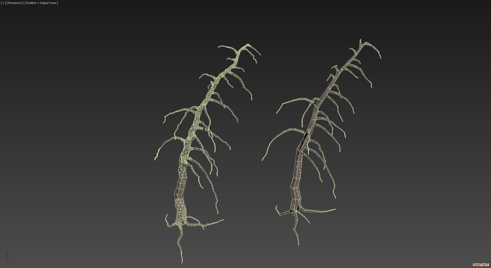 10 Old Tree Models For AAA And Mobile Games Low-poly 3D model_18