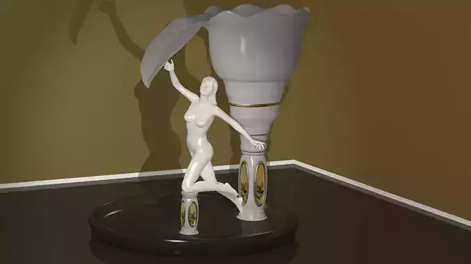 Female Statue 3D model