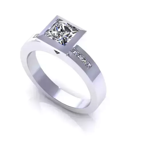 Love Princess Diamond Ring