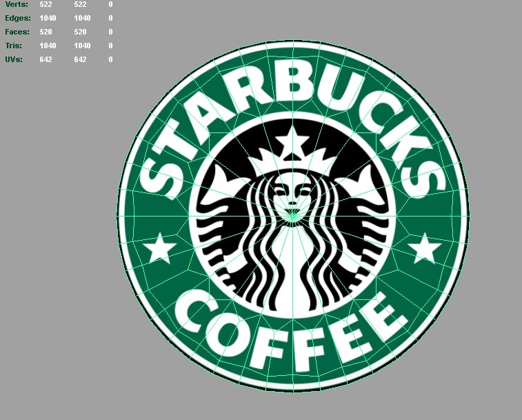 StarBucks 3d Logo 3D model_3