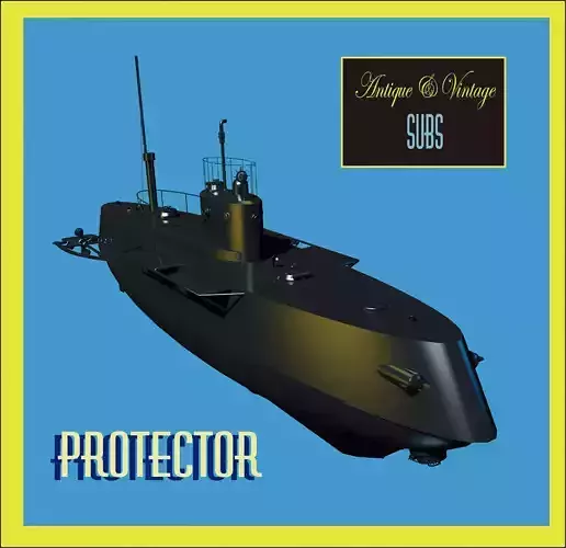 Protector submarine 3D model