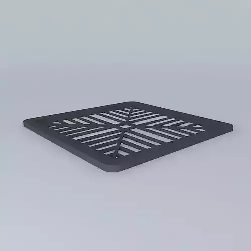 Drain grate 3D model
