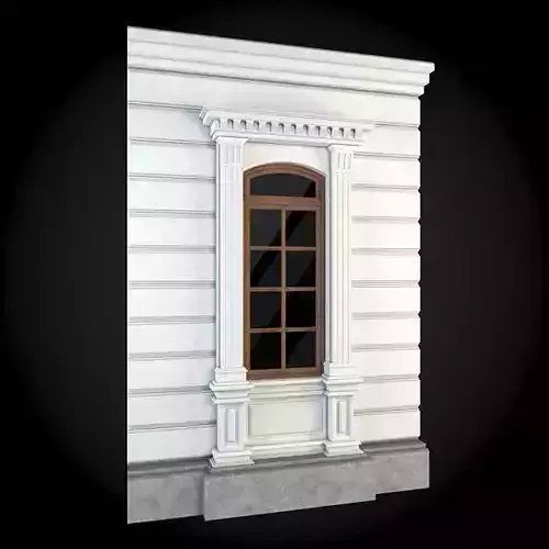 Wall window in building