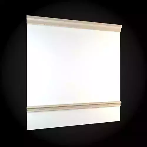 Wall with beveled edge