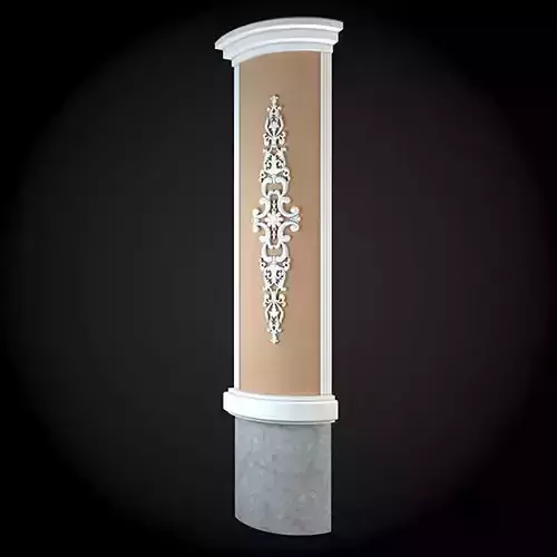 Wall ornate column
