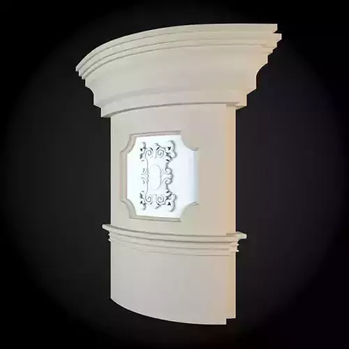 Wall decorative column