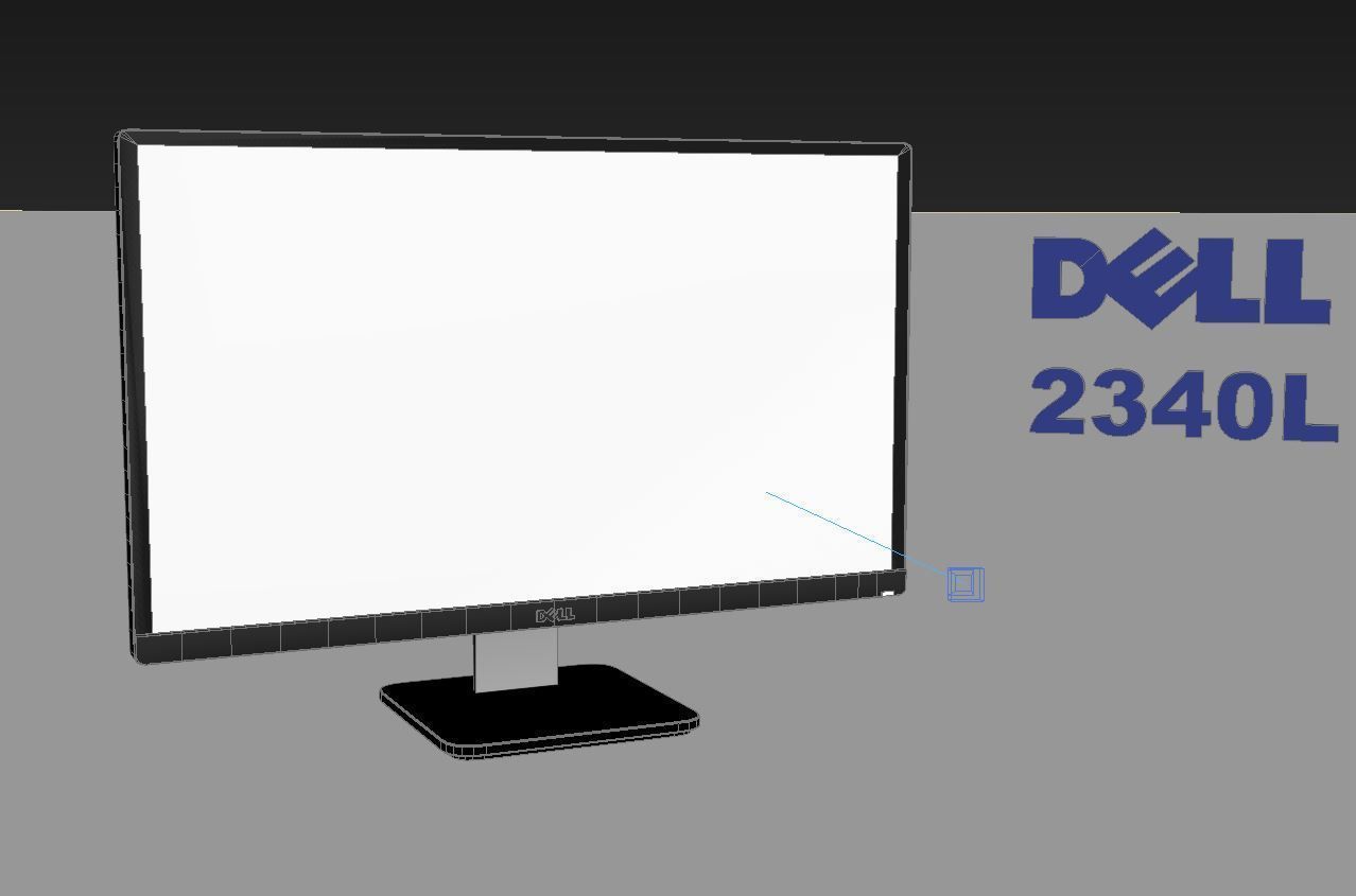 Dell 2340L 3D model_8