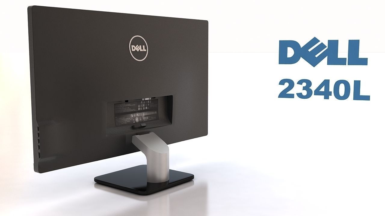 Dell 2340L 3D model_2