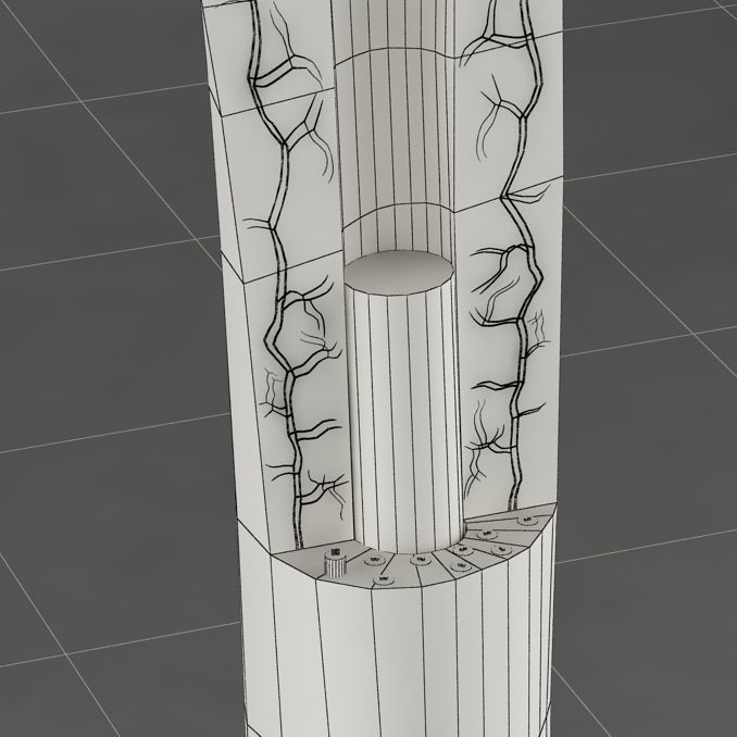 Anatomy bone femoral 3D model_5