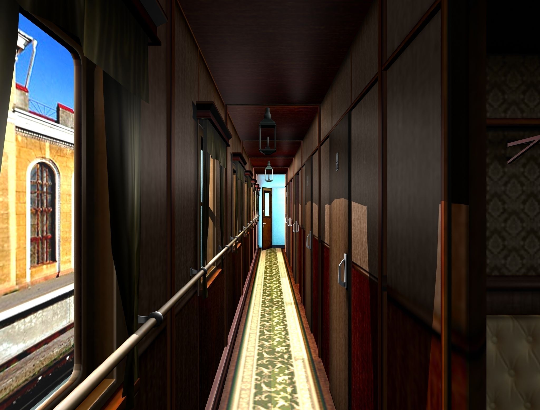2-axle passenger car 3D model_8