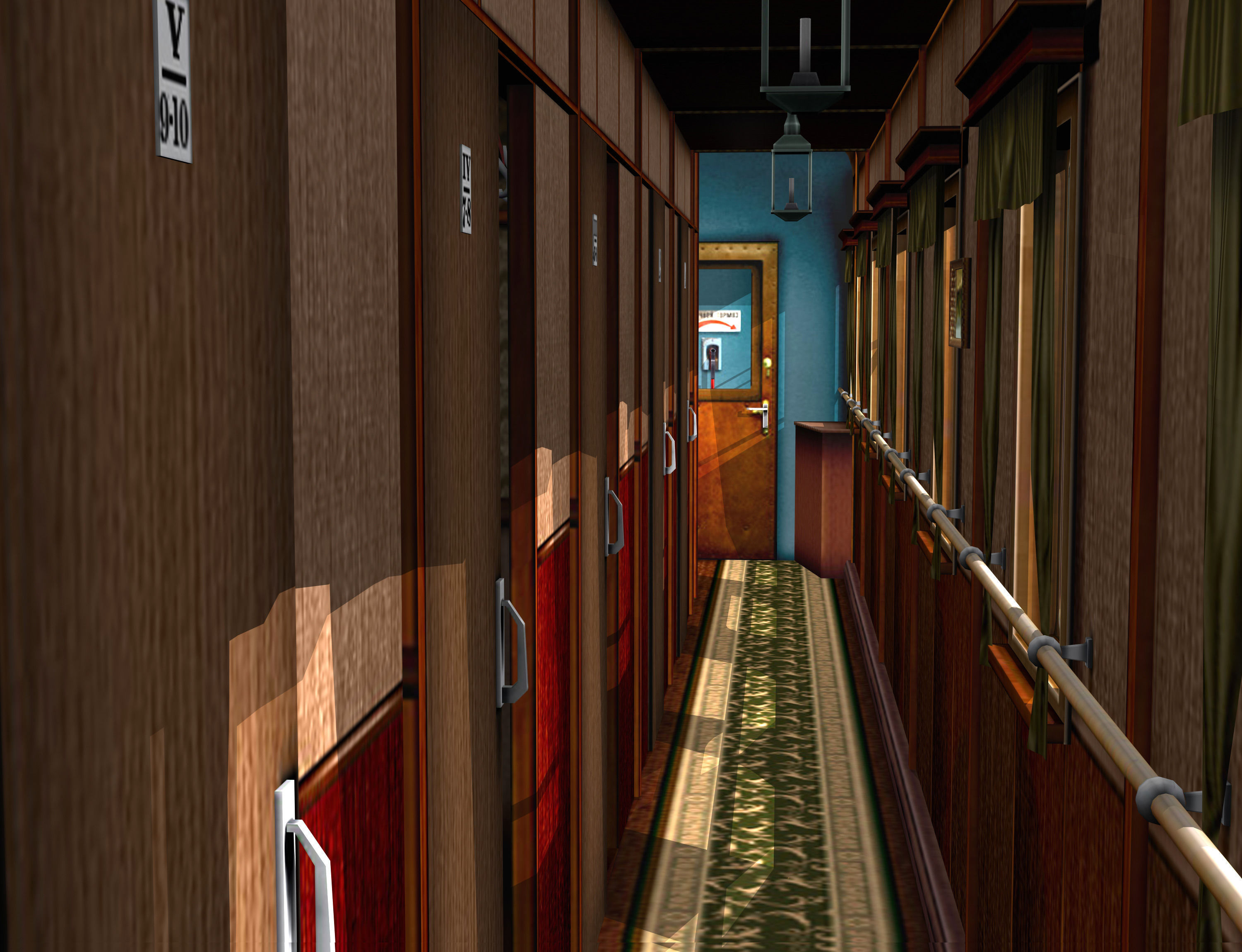 2-axle passenger car 3D model_7