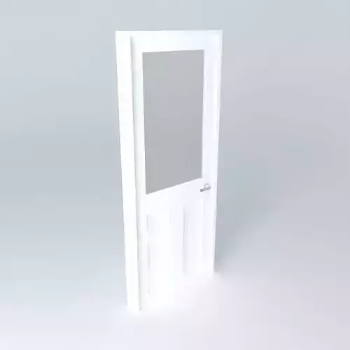 door interior half glazed