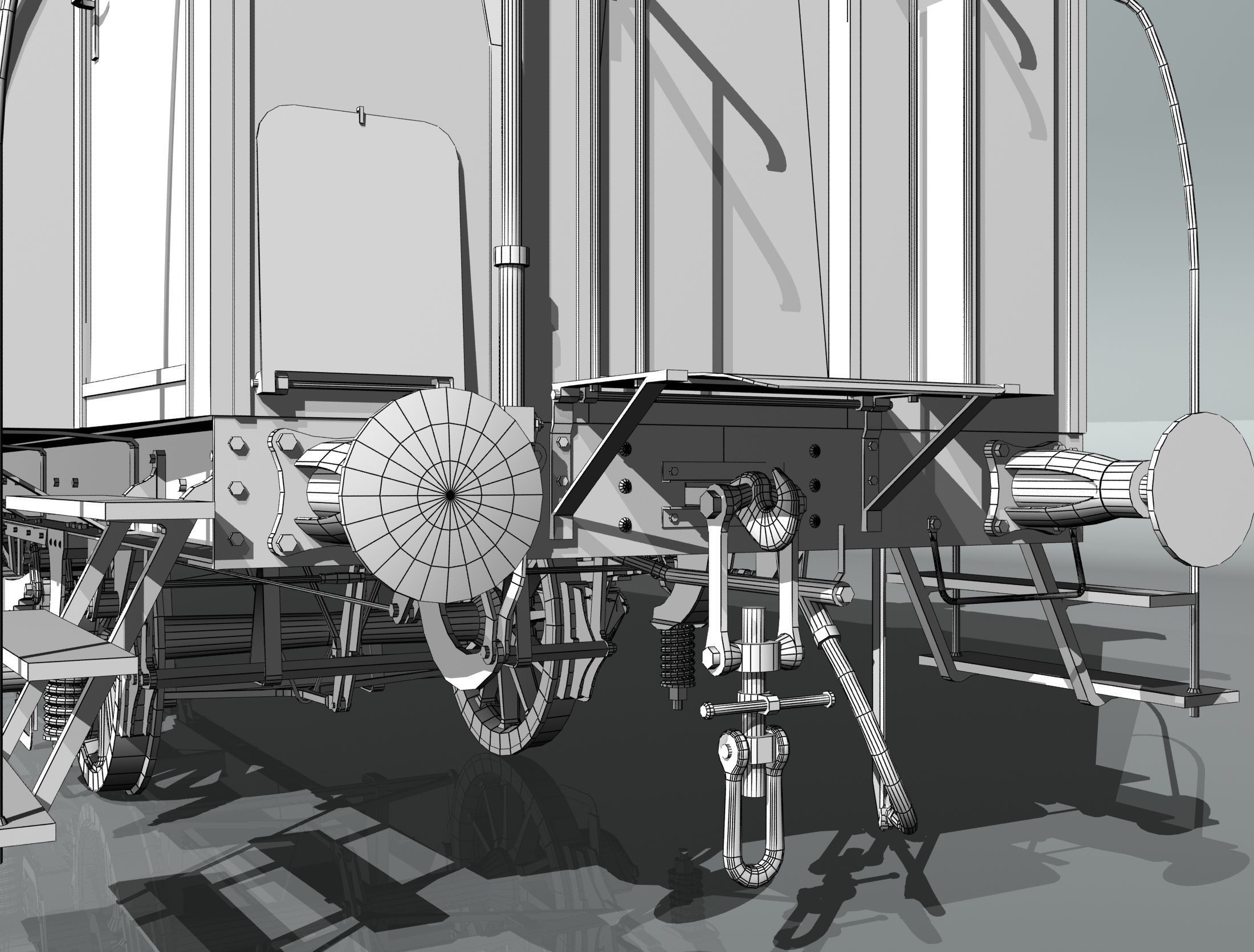 carriage passenger 2-axles 3D model_11