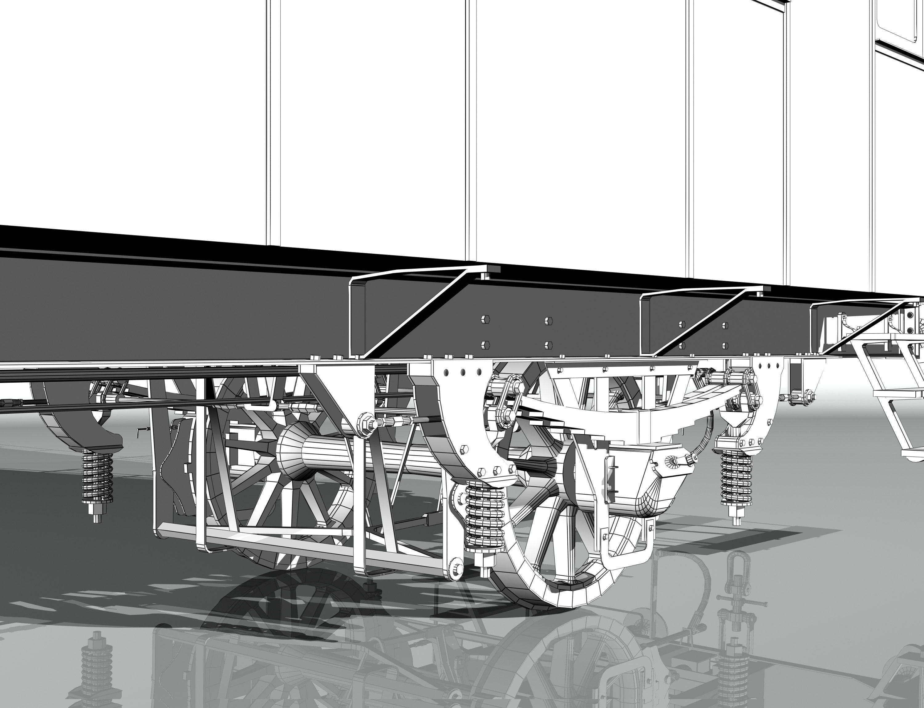 carriage passenger 2-axles 3D model_8