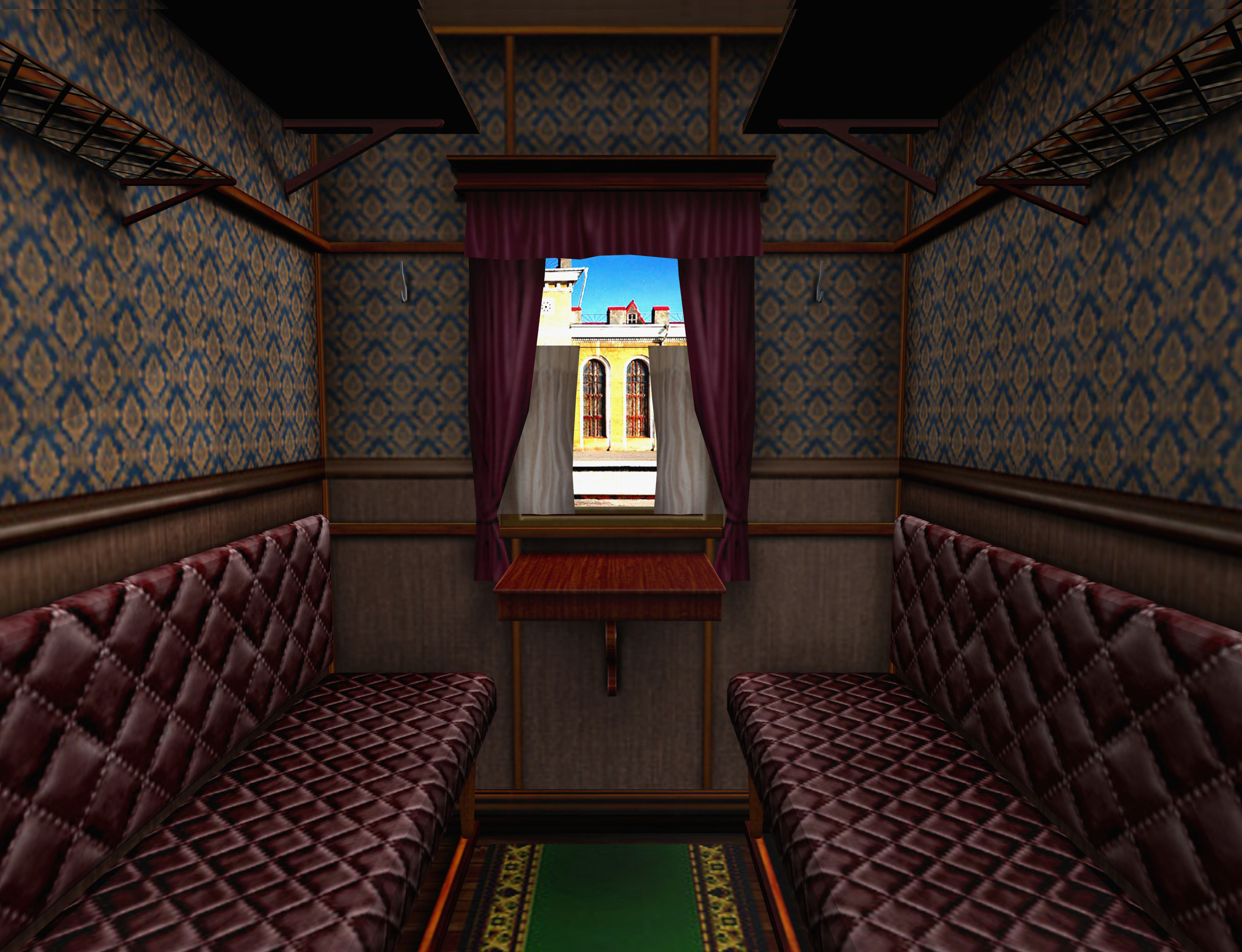 carriage passenger 2-axles 3D model_6