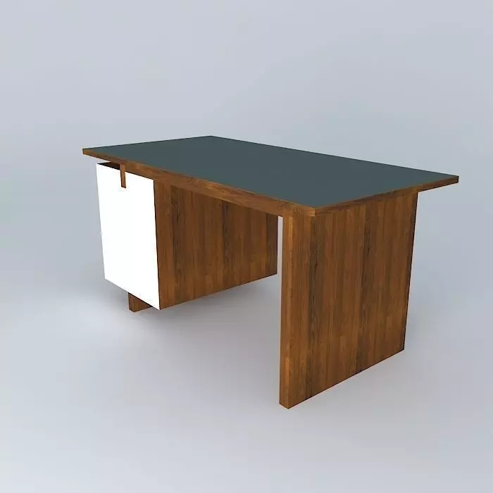 desk Heals Chatham 3D model_0