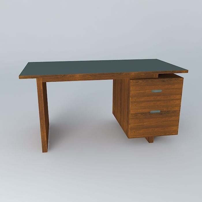 desk Heals Chatham 3D model_2