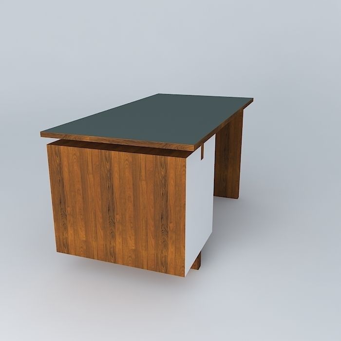 desk Heals Chatham 3D model_1