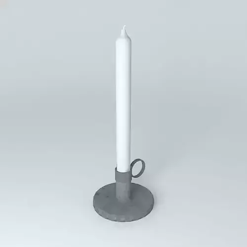 Candlestick concrete candle holder
