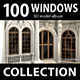 Window Collection windows and doors for book windows 3D model_6