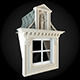 Window with statue 3D model_1