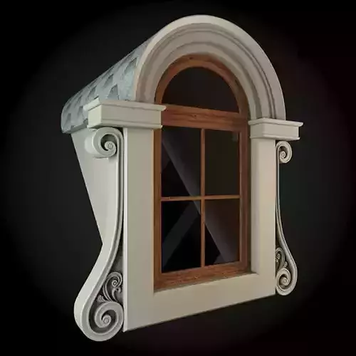 Window with ornate design