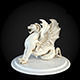 Sculpture figurine of dragon 3D model_1