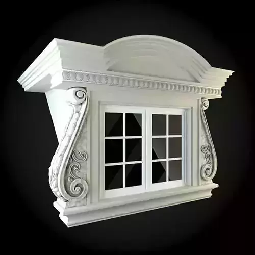 Window with ornate details