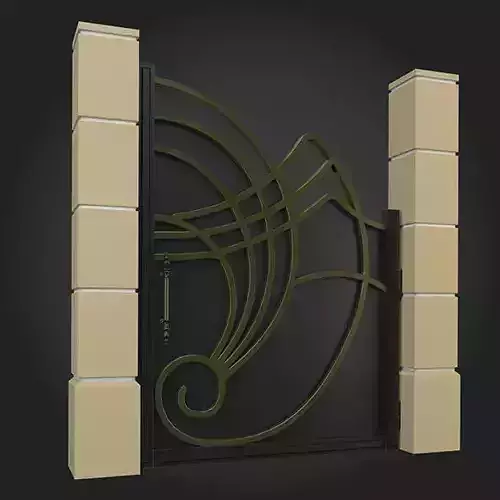 Gates art deco style gate