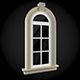 Window arched 3D model_1