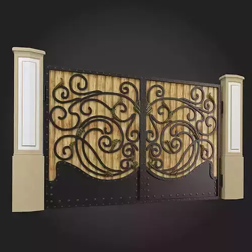 Gates ornate wrought iron gate