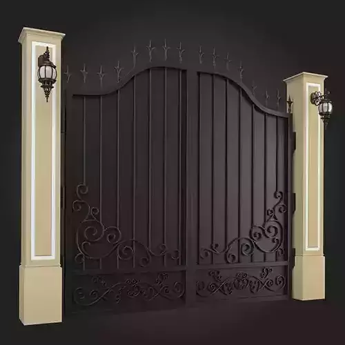 Gates wrought iron gate