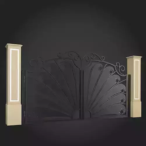 Gates wrought iron gate