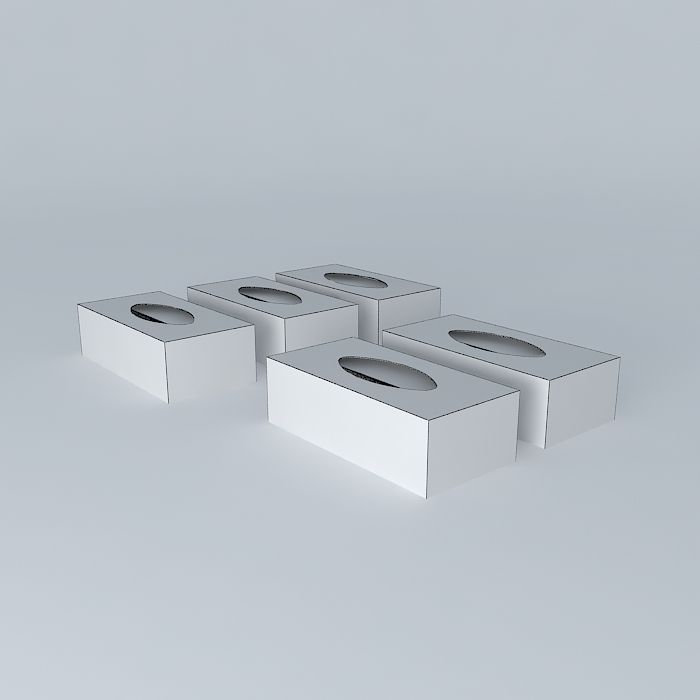Tissue boxes 3D model_3