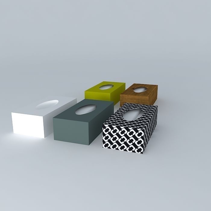 Tissue boxes 3D model_1