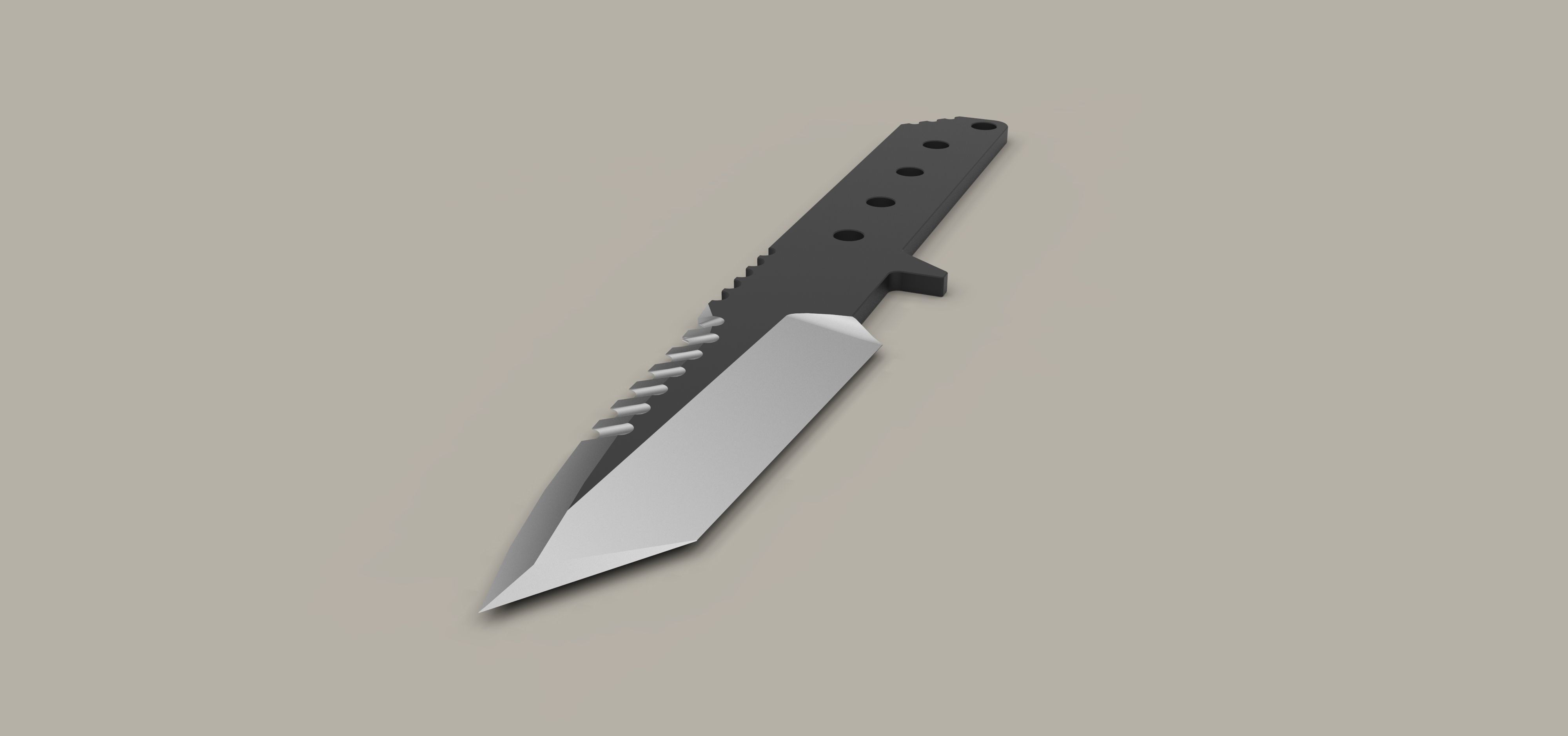 Strider HT tanto 3D model_2