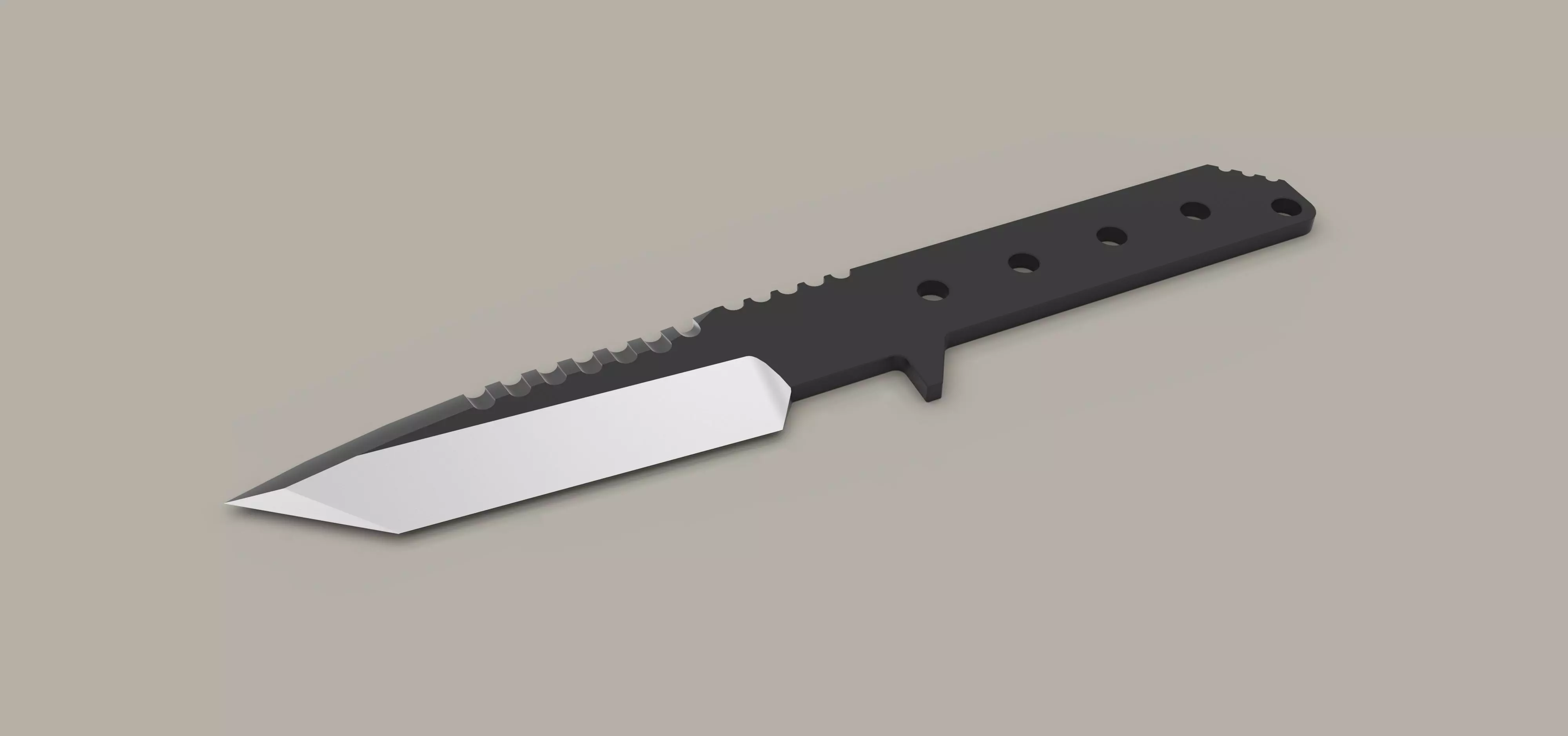 Strider HT tanto 3D model_0