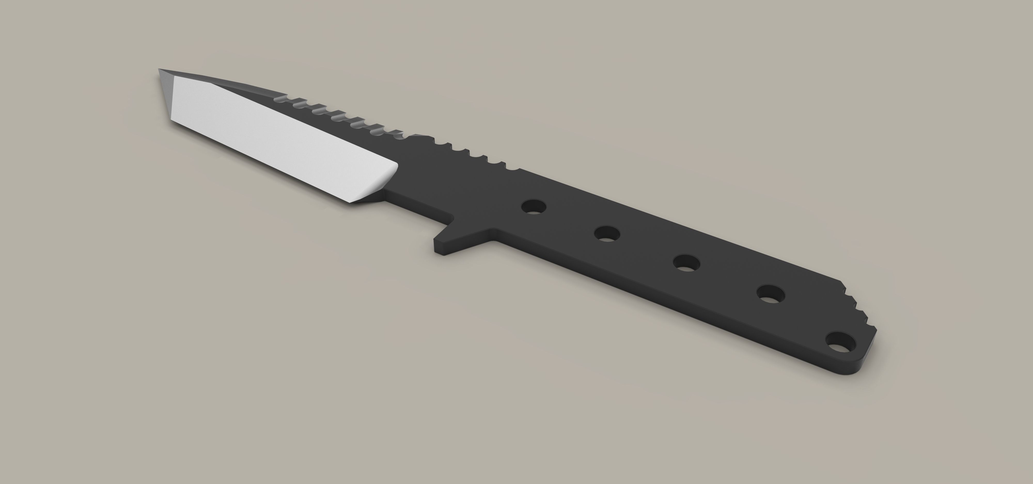 Strider HT tanto 3D model_5