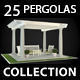 Pergolas Collection list of doors 3D model_1