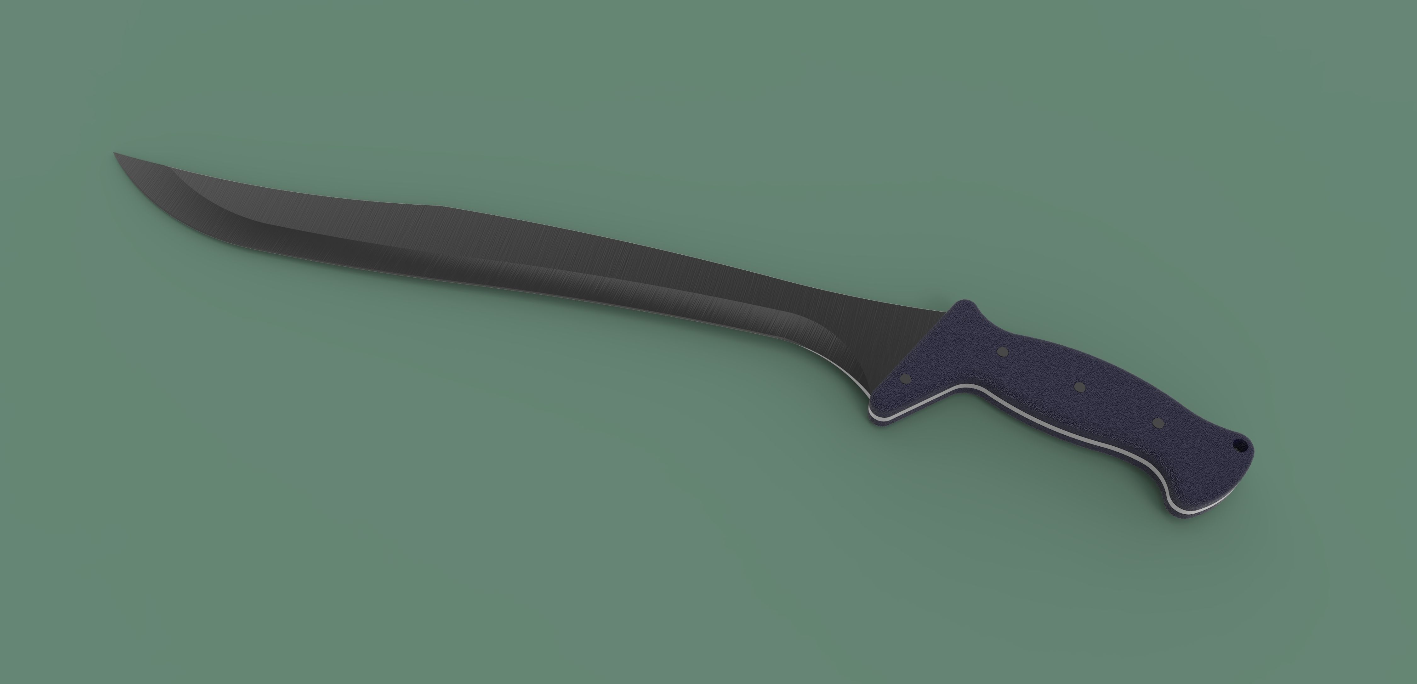 Junglee - Short Sword 3D model_4