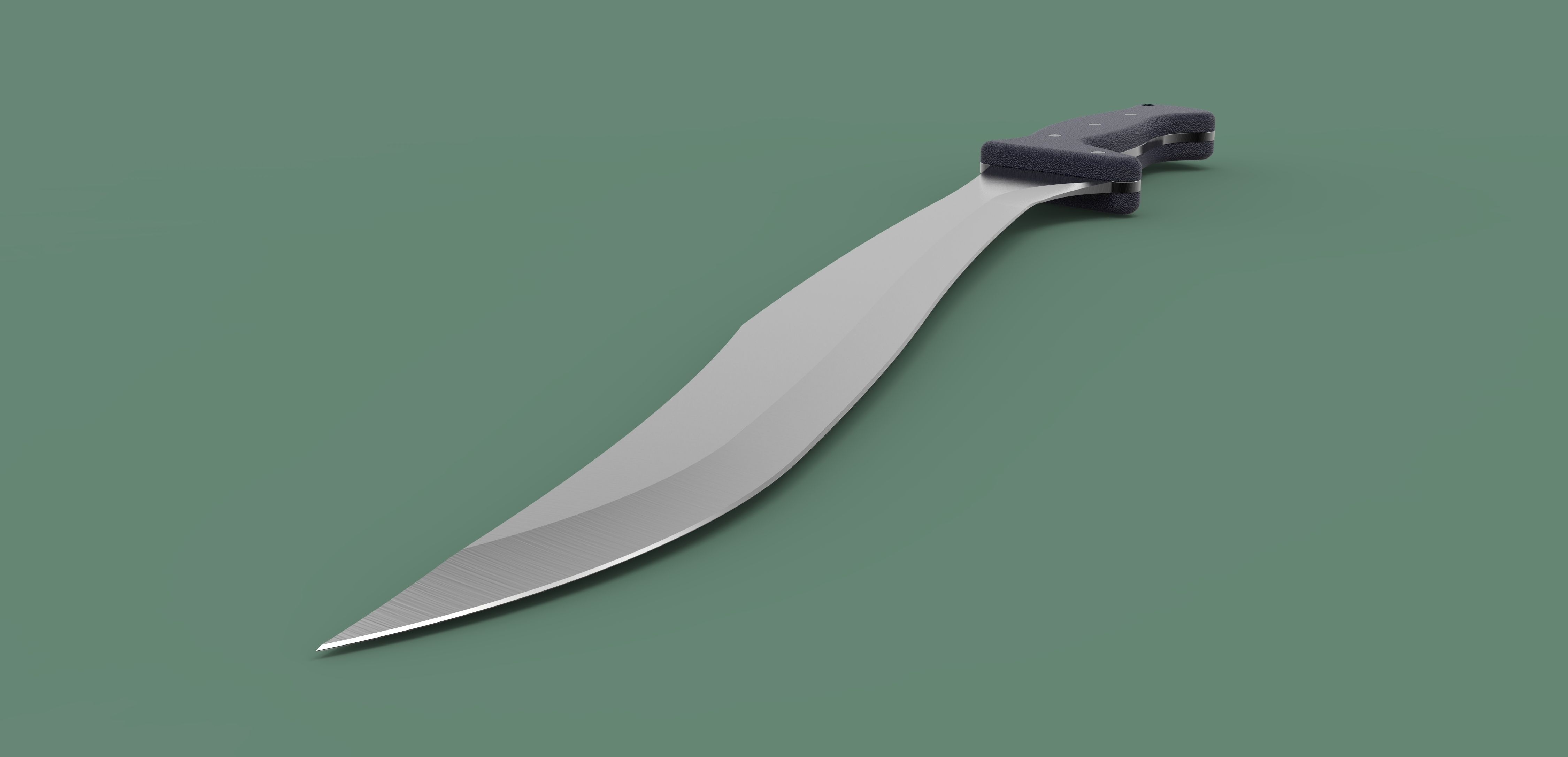 Junglee - Short Sword 3D model_9